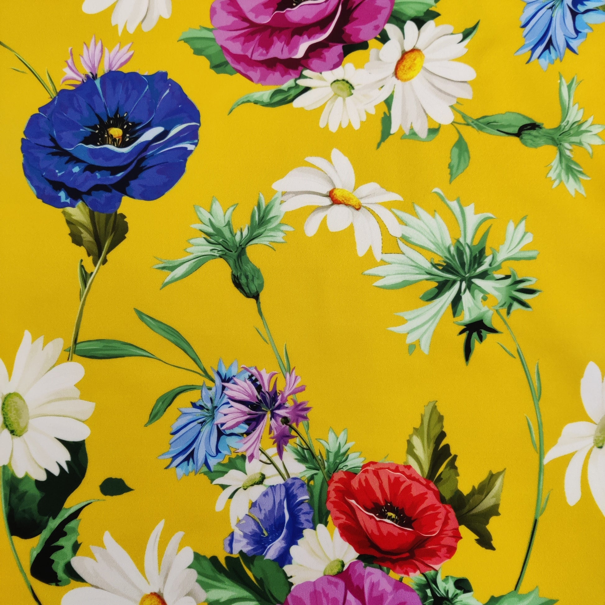 FS820 Floral | Fabric | drape, elastane, Fabric, fashion fabric, Floral, Flower, jersey, making, Polyester, Purple, Scuba, sewing, Skirt, stretch, Stretchy | Fabric Styles