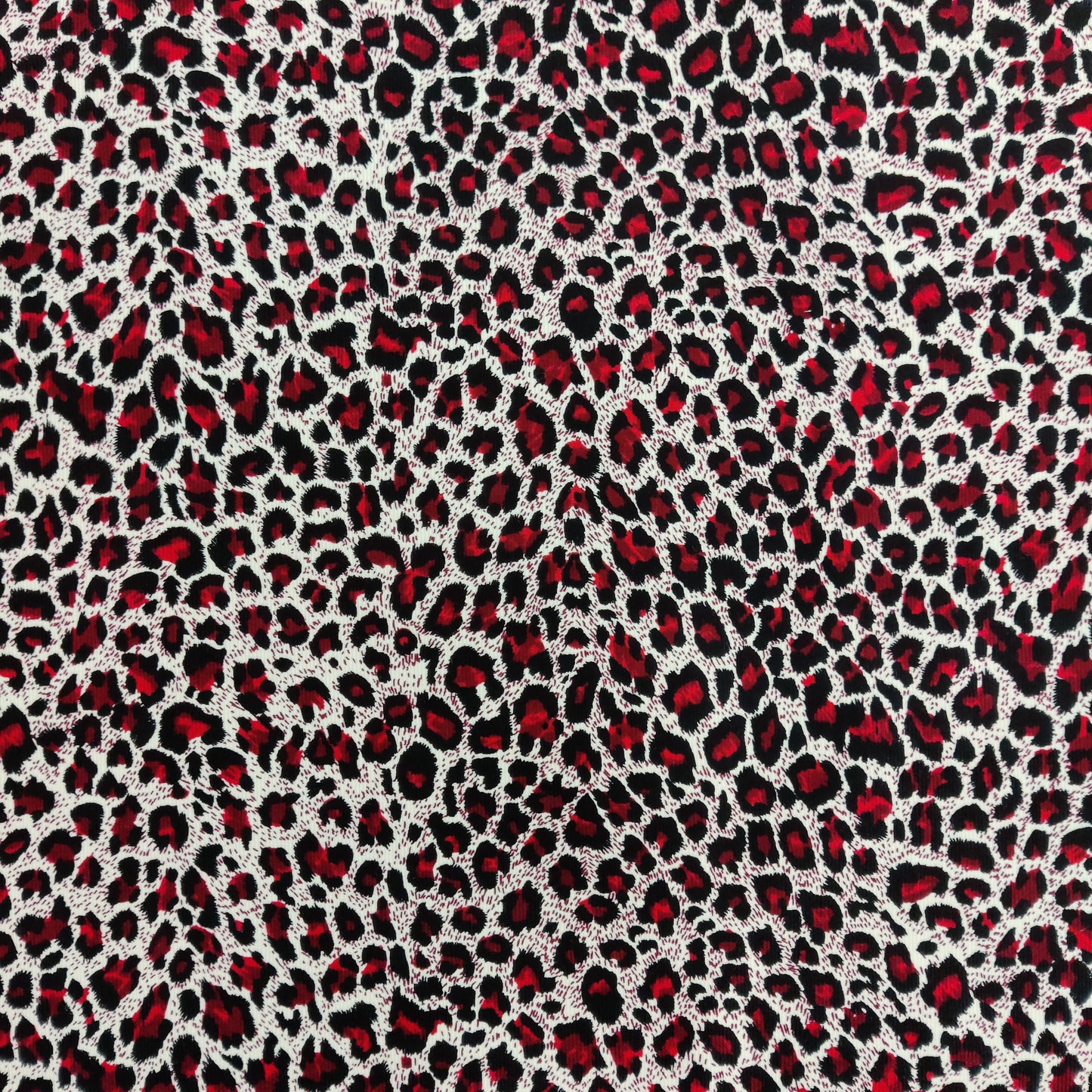 FS812_2 Leopard Spots Cord Cotton Fabric Red | Fabric | Animal, Cotton, drape, Fabric, fashion fabric, Kids, Leopard, making, Rose, Roses, sewing, Skirt | Fabric Styles