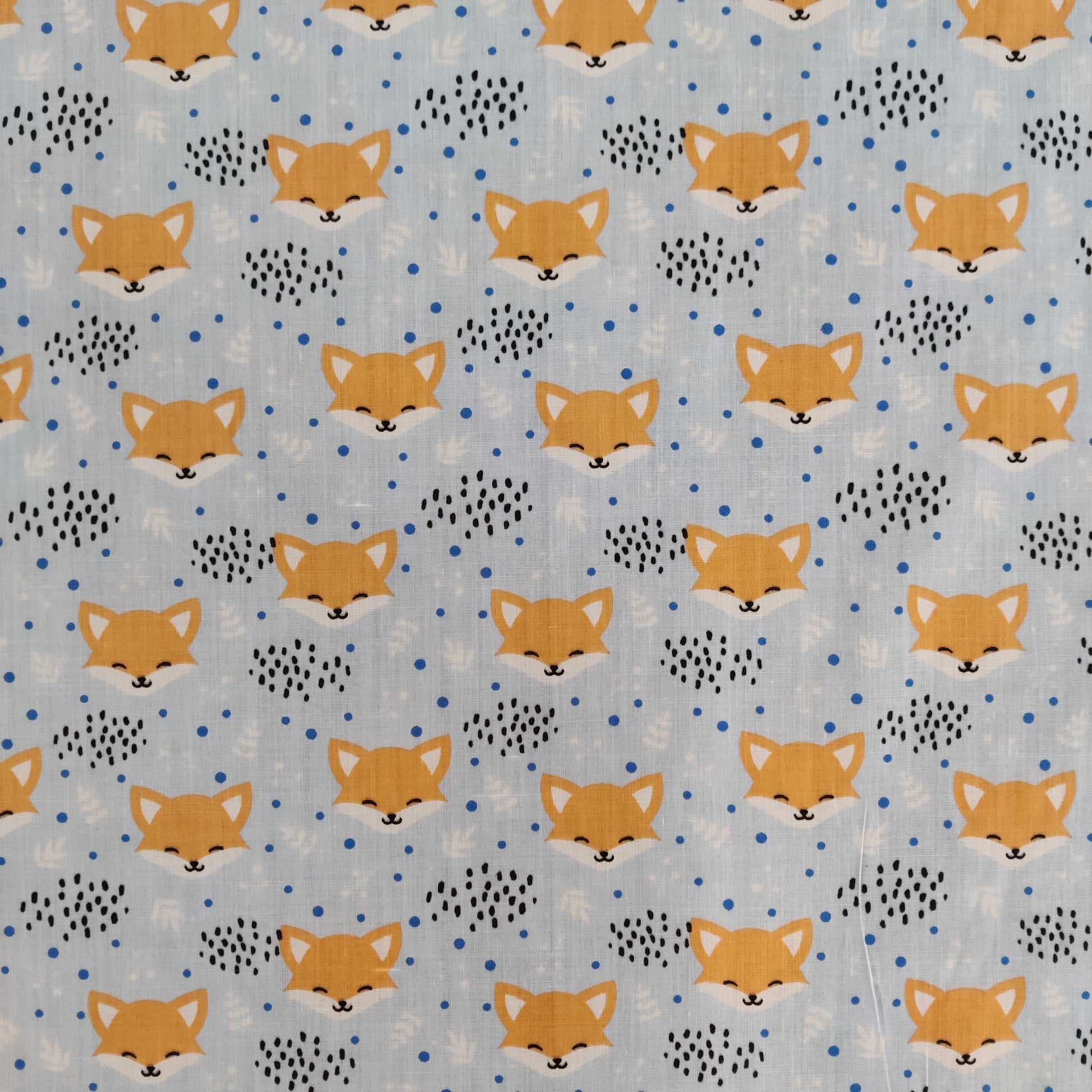 FS883_1 Blushing Foxes Polycotton | Fabric | Blushing, Children, Fabric, fashion fabric, Fox, Foxes, Kid, Kids, making, Poly, Poly Cotton, Sale, sewing, Skirt, White | Fabric Styles