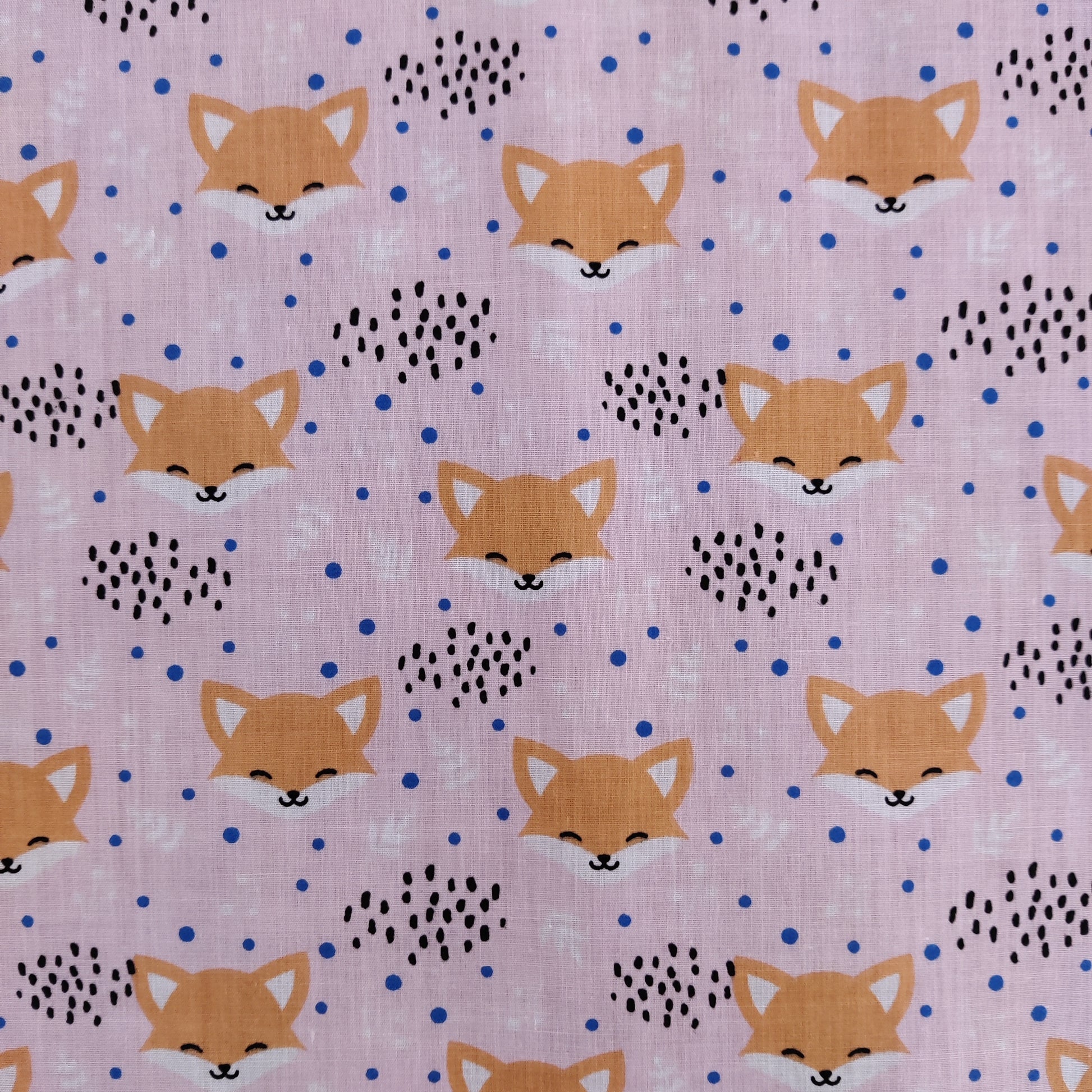 FS883_2 Blushing Foxes Polycotton | Fabric | Blushing, Children, Fabric, fashion fabric, Fox, Foxes, Kid, Kids, making, Poly, Poly Cotton, Sale, sewing, White | Fabric Styles