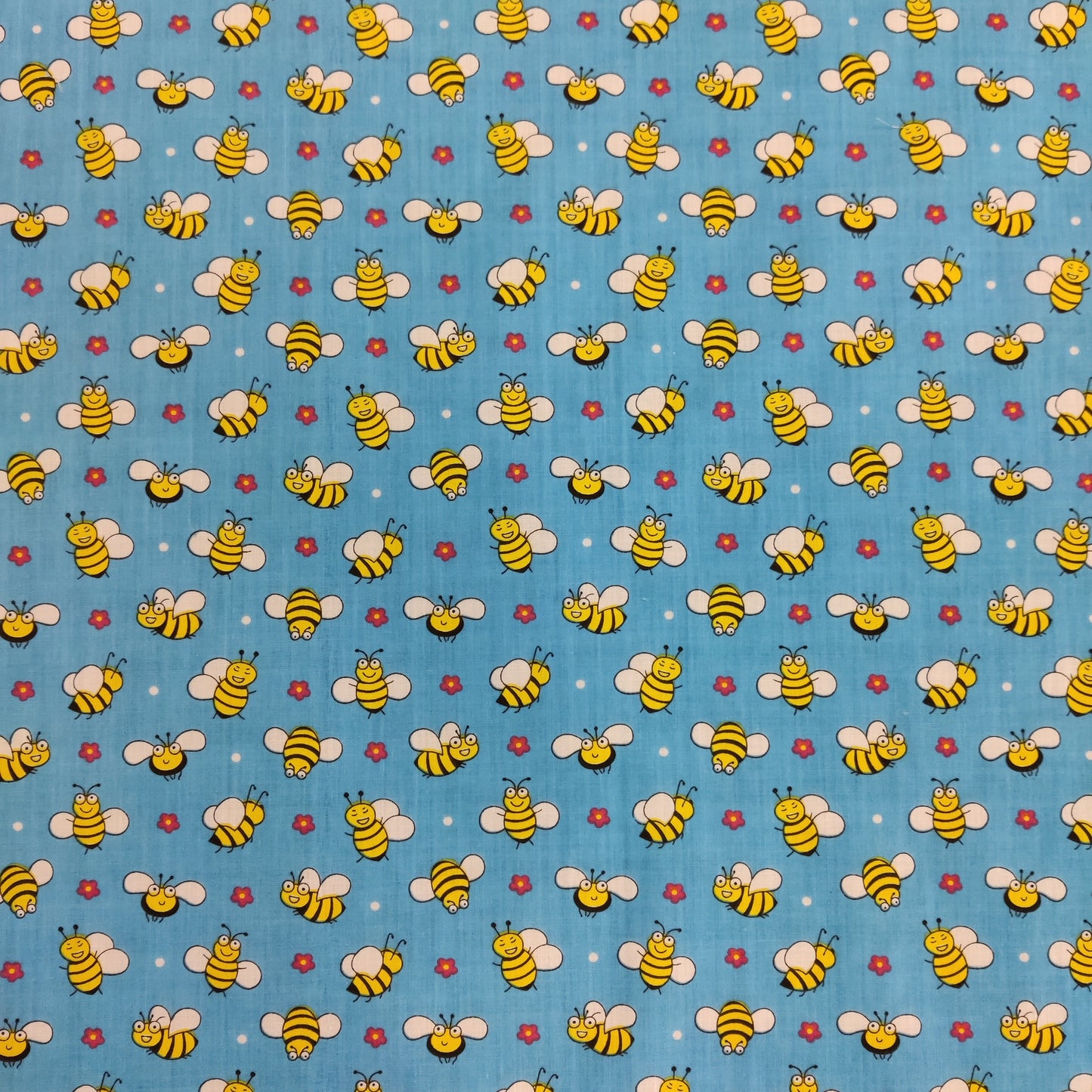 FS884 Bees Polycotton | Fabric | Animal, Bees, Children, Fabric, fashion fabric, Fox, Kid, Kids, making, Poly, Poly Cotton, Sale, sewing, Skirt, White | Fabric Styles