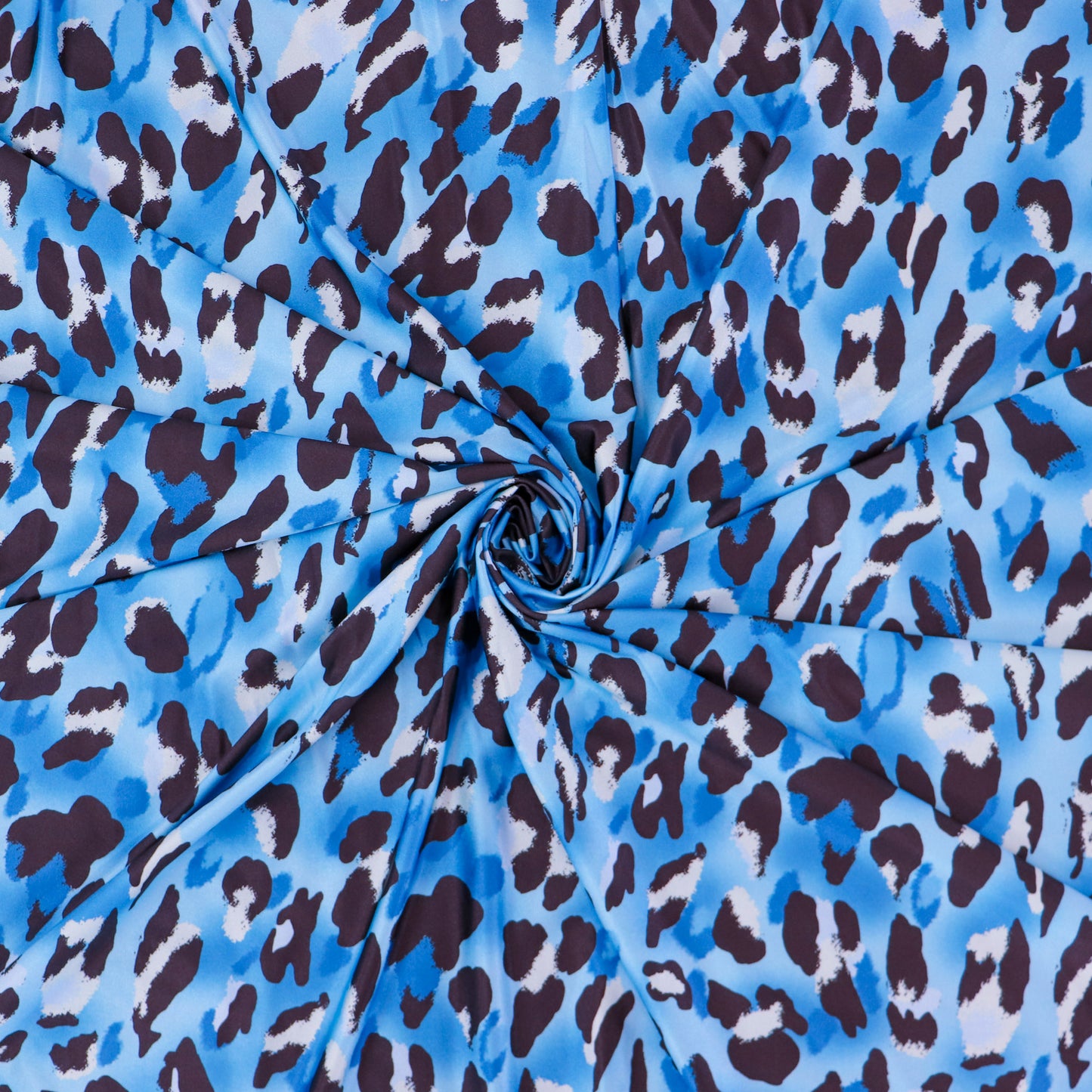 FS1134 Blue Leopard Spandex Stretch Fabric | Fabric | animal, blue, Fabric, Leopard, Neon, spandex, Wildlife | Fabric Styles