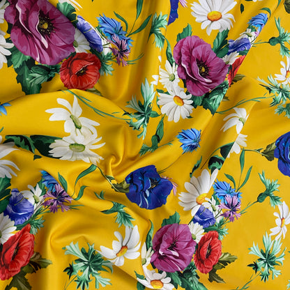 FS820 Floral | Fabric | drape, elastane, Fabric, fashion fabric, Floral, Flower, jersey, making, Polyester, Purple, Scuba, sewing, Skirt, stretch, Stretchy | Fabric Styles