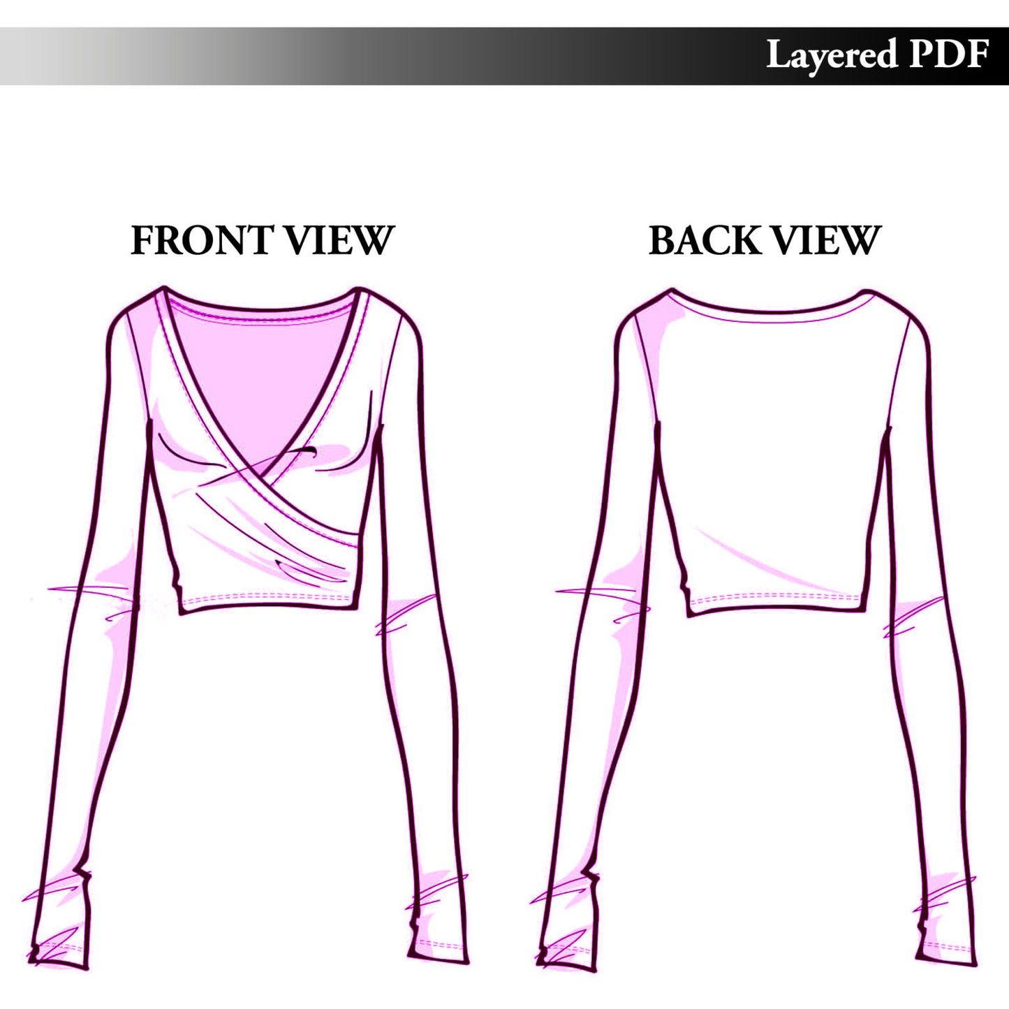 FSP108 Wrap Front Top | Fabric | Front Top, making, Neck Top, Pattern, Sale, style, Tiered Skirt, Top, vingtage, Wrap | Fabric Styles