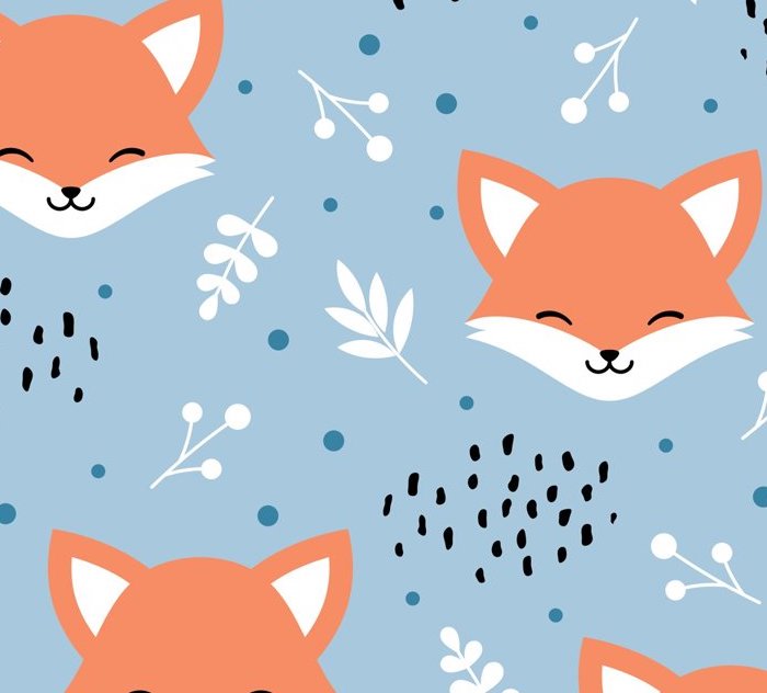 FS883_1 Blushing Foxes Polycotton | Fabric | Blushing, Children, Fabric, fashion fabric, Fox, Foxes, Kid, Kids, making, Poly, Poly Cotton, Sale, sewing, Skirt, White | Fabric Styles