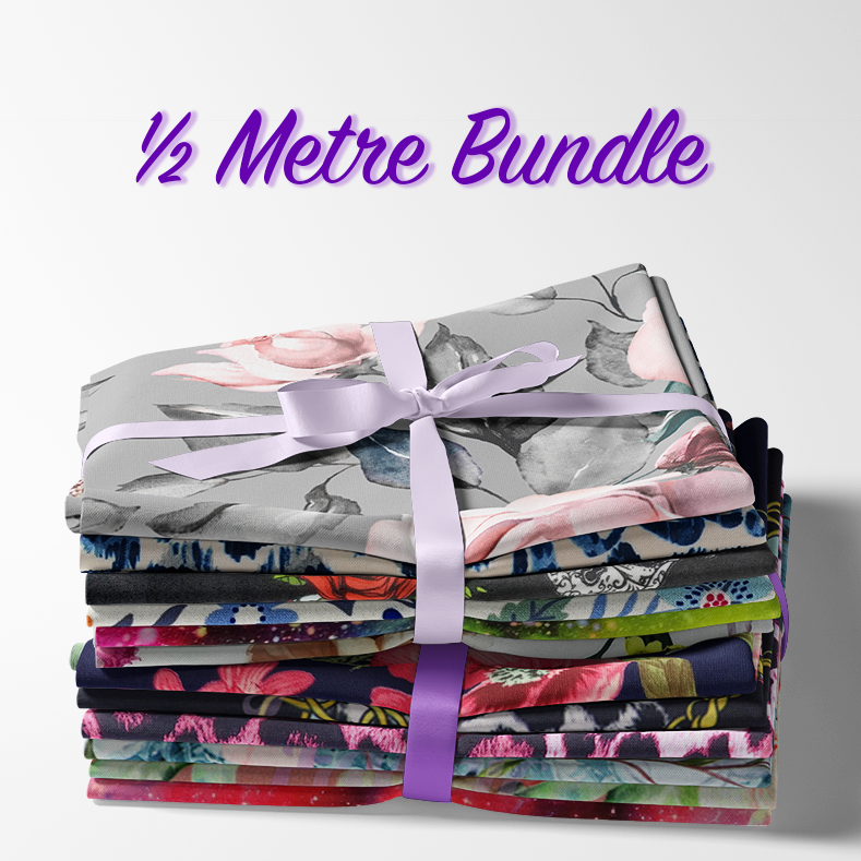 Half Metre Random Fabric Bundle (5Pack) | Fabric | bundle, Bundles, fabric, new, New Arrivals, Sale, scuba | Fabric Styles