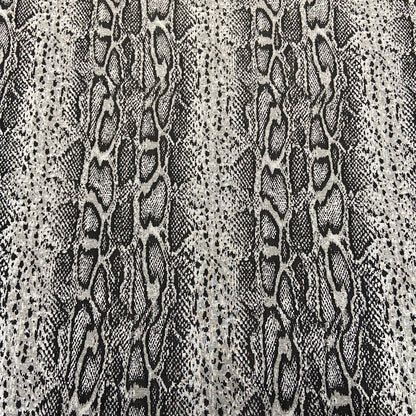 FS720 Jacquard Snake Skin Stretch Knit Fabric Grey | Fabric | animal, drape, Elastane, Fabric, fashion fabric, Knitwear, Loose Knit, Nude, Pink, Polyester, sewing, snake, Soft, Stretchy | Fabric Styles