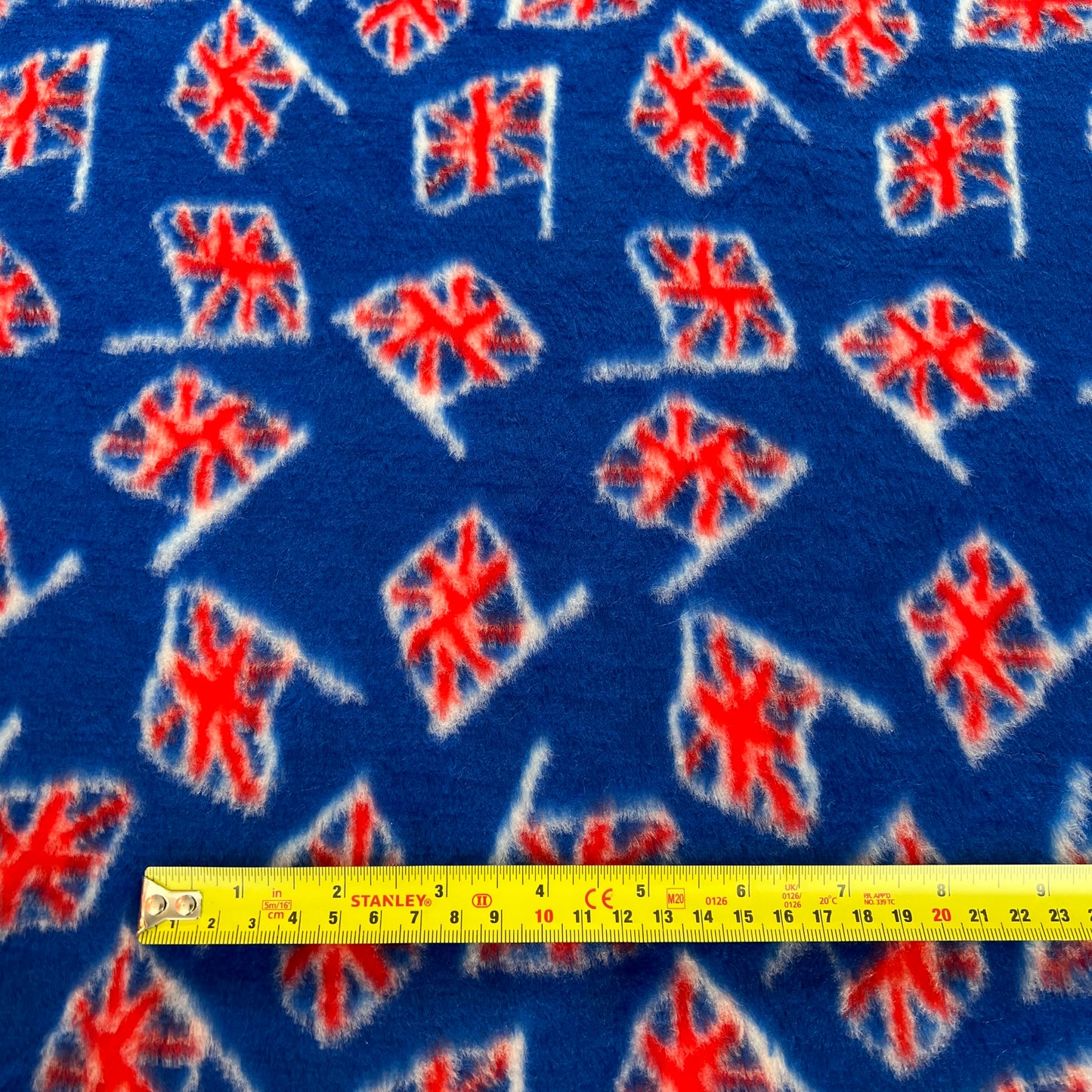 FS1111 Union Jack Fur Fabric | Fabric | Black, blanket, Children, Comfort, Cow, Cuddle, Cuddly, drape, Fabric, fashion fabric, Fleece, football, Fur, Kids, making, pets, Polyester, sewing, Skirt, soccer, throw, White | Fabric Styles