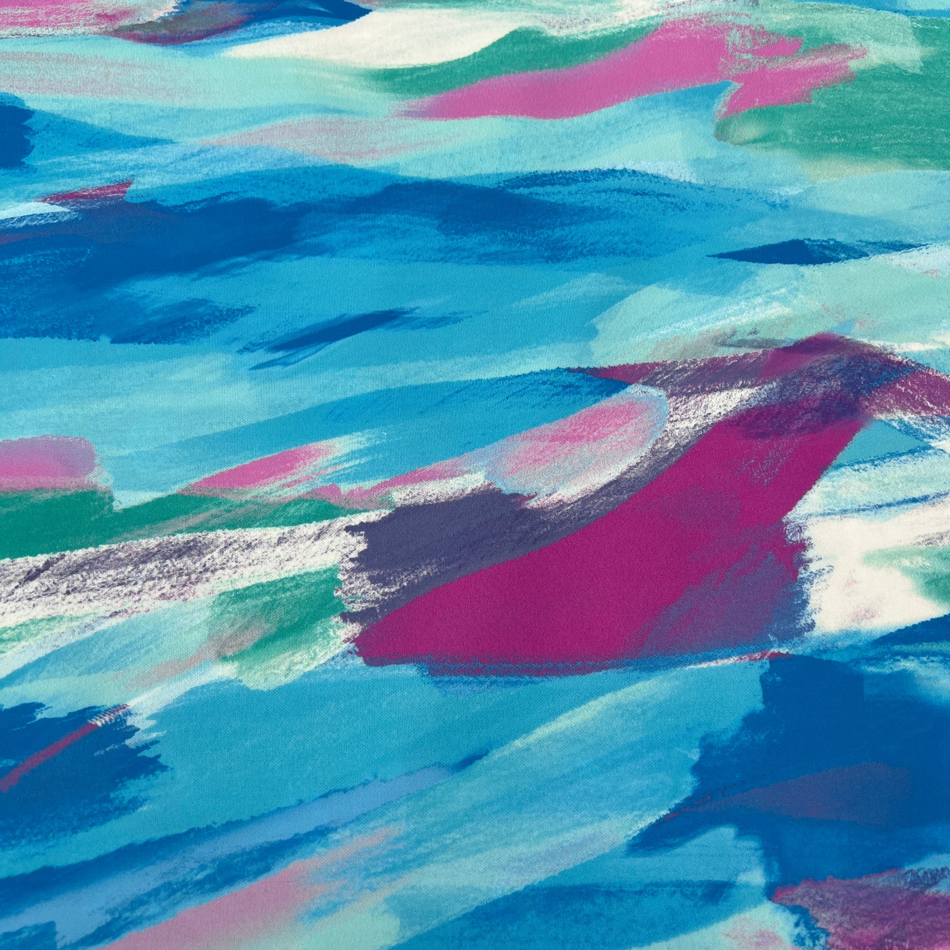 FS1082 Blissful Scuba Stretch Fabric | Fabric | Colourful, drape, Fabric, fashion fabric, Nude, paint, paint strokes, Scuba, sewing, Stretchy, tie dye | Fabric Styles