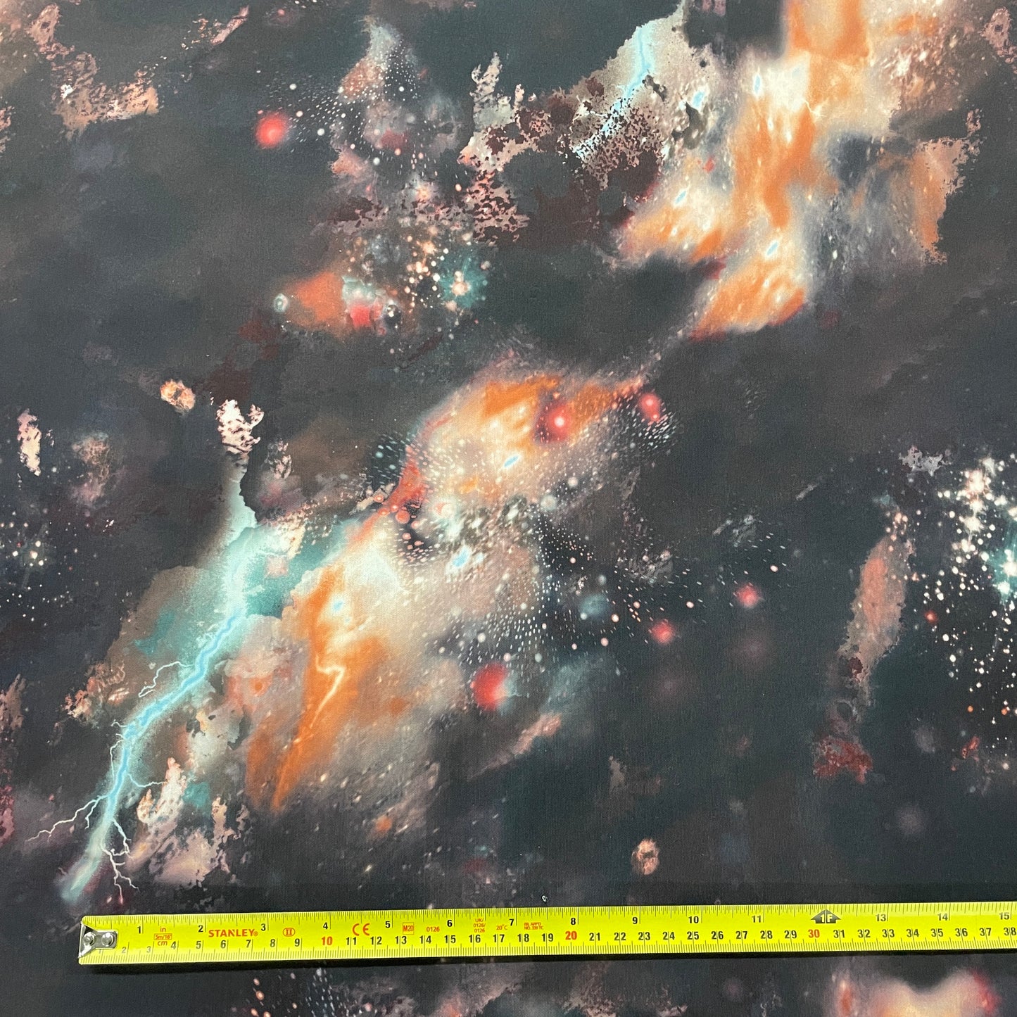 FS837 Galaxy Tie Dye | Fabric | candyfloss, Cloud, Clouds, cotton candy, drape, Dress making, Fabric, fashion fabric, jersey, making, Neon, Polyester, Sale, Scuba, sewing, Stretch, Stretchy, Tie Dye | Fabric Styles