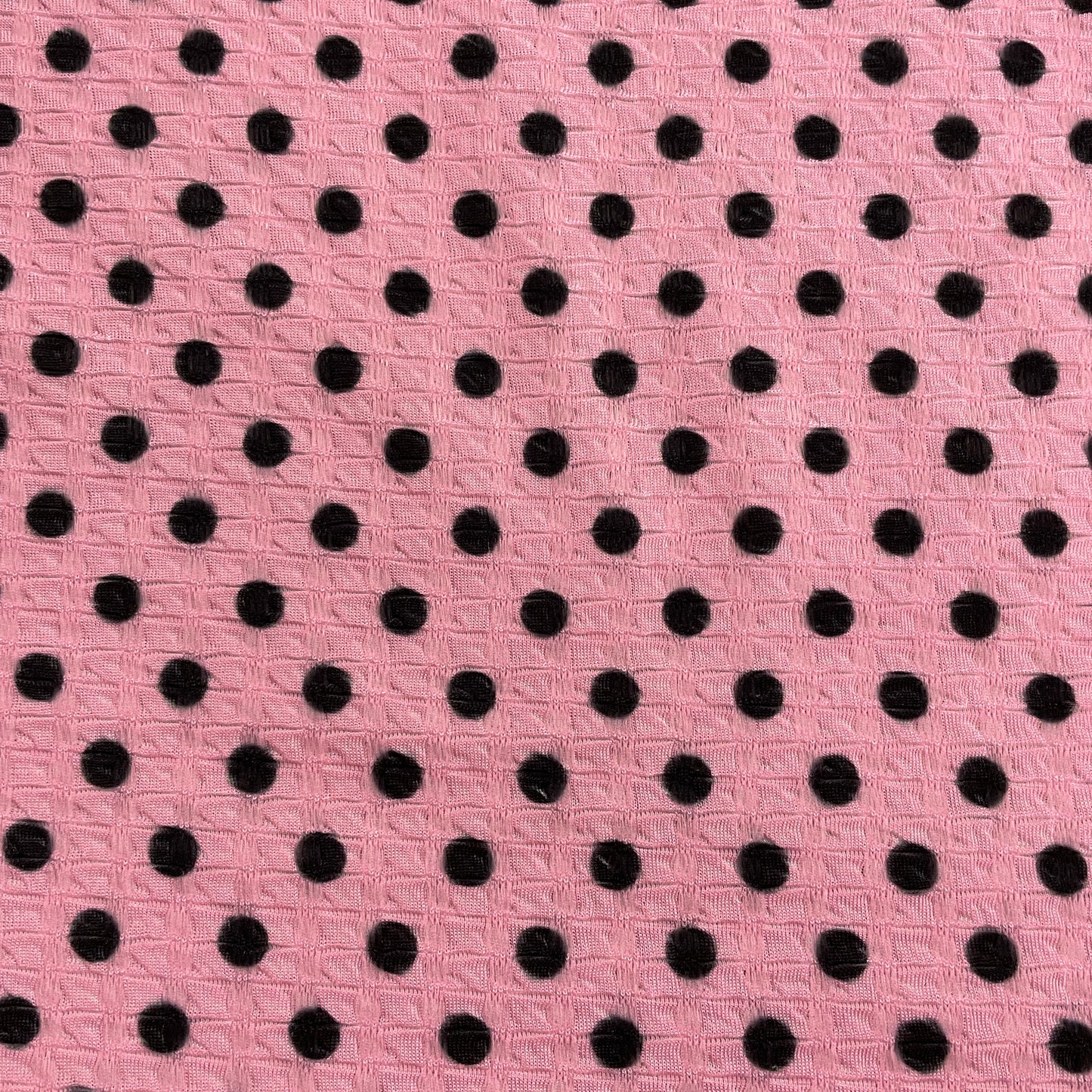 FS911 Pink Spots waffle | Fabric | fabric, jersey, Purple, sale, Spots, stretch, Waffle | Fabric Styles