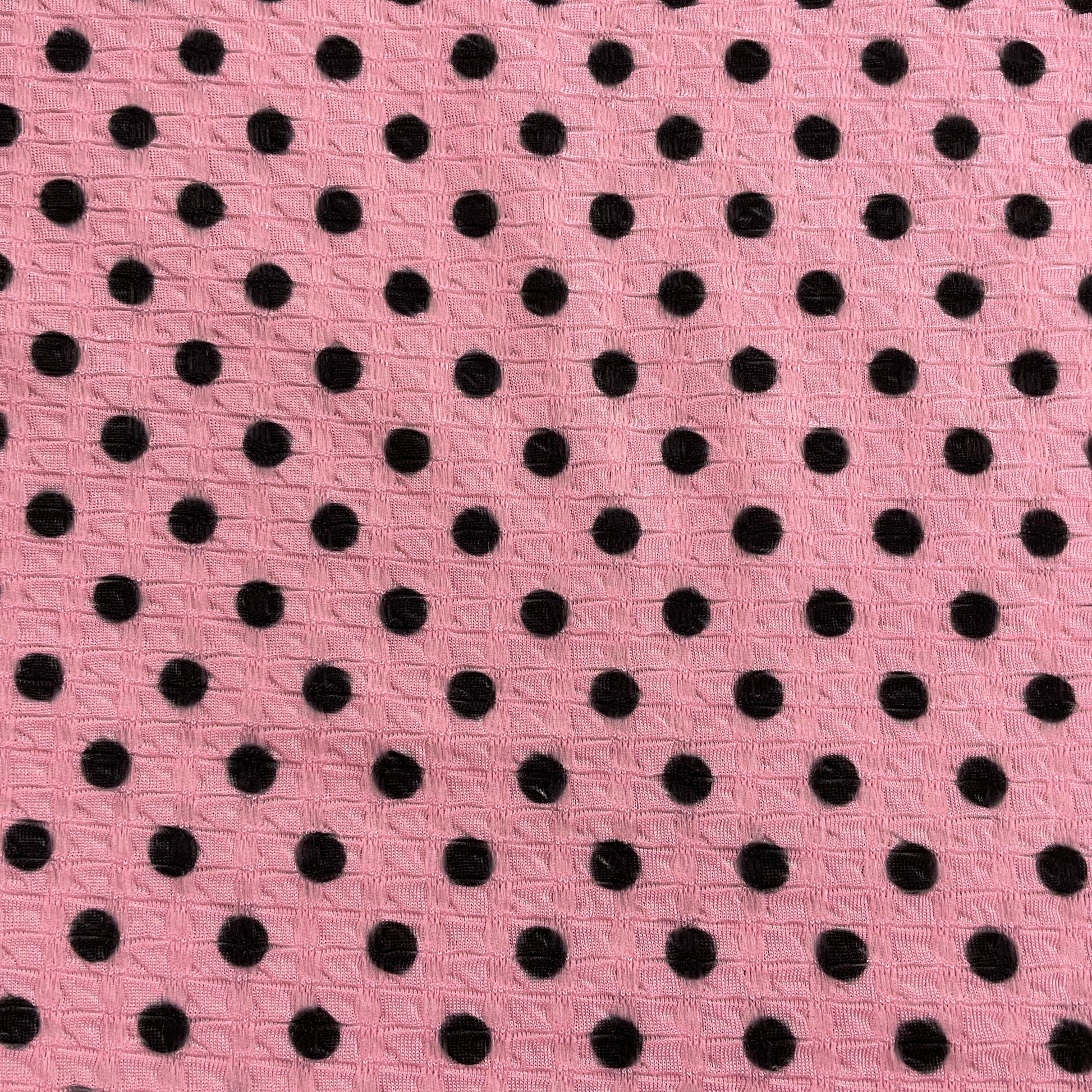 FS911 Pink Spots waffle | Fabric | fabric, jersey, Purple, sale, Spots, stretch, Waffle | Fabric Styles