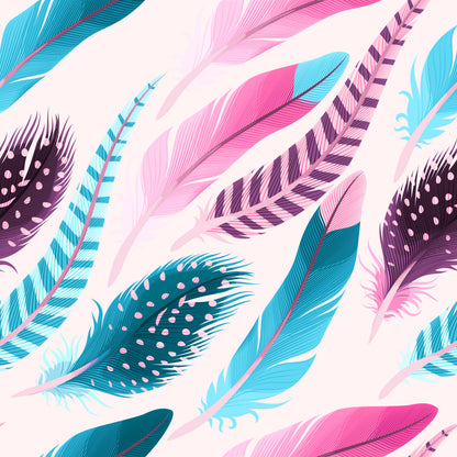 FS252 Pink Feathers | Fabric | Blue, Exclusive, Fabric, fashion fabric, Feather, Feathers, Fether, Fethers, High Fashion, Pink, Scuba | Fabric Styles